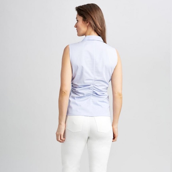 Ellie Tahari Vicki Blouse in Light Blue - Picture 5 of 6